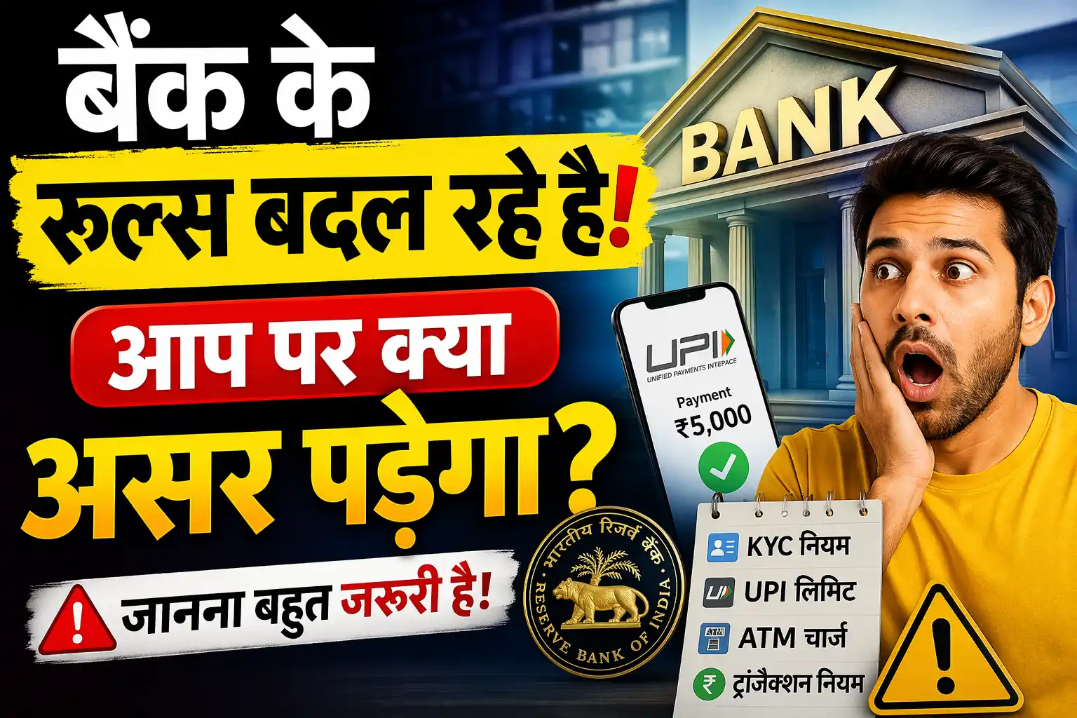 Banks ke Rules Change Ho Raha Hain