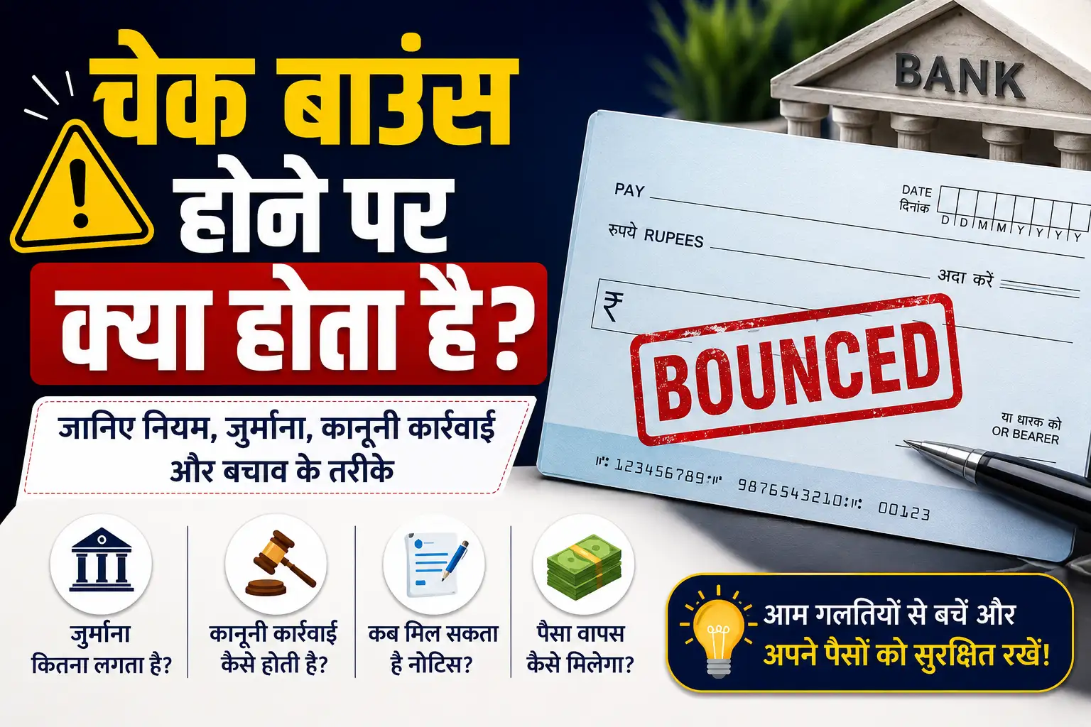 Cheque Bounce Hone Par Kya Hota Hai