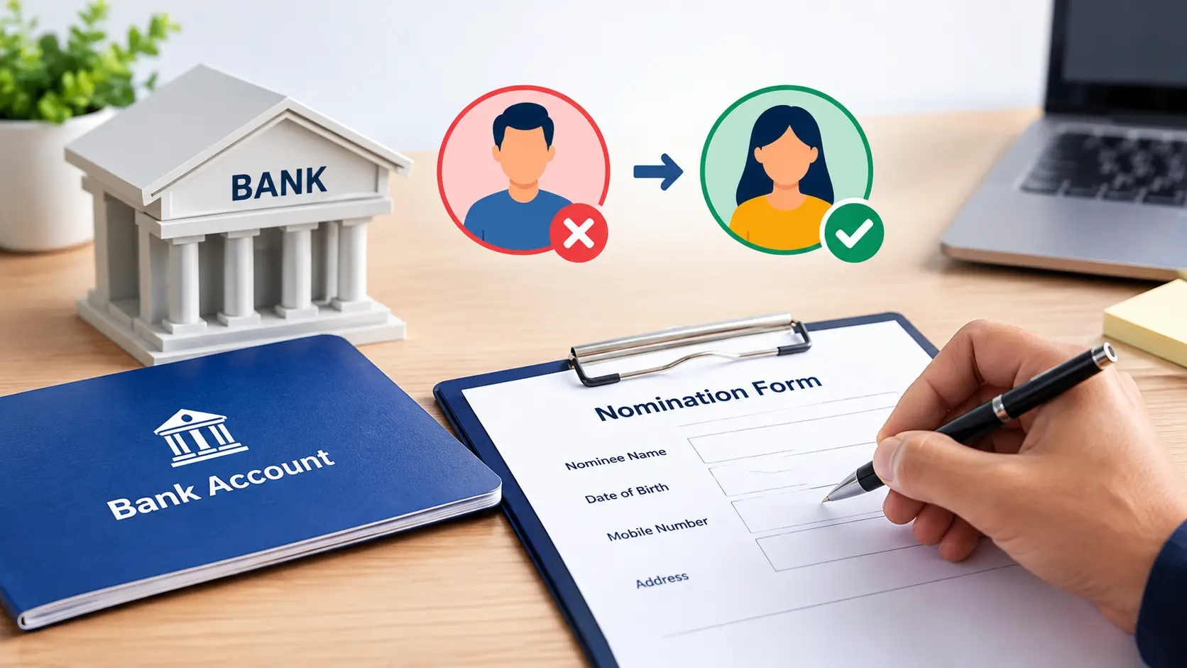 Bank Account me Nominee Details Galat Hai Kya Kare