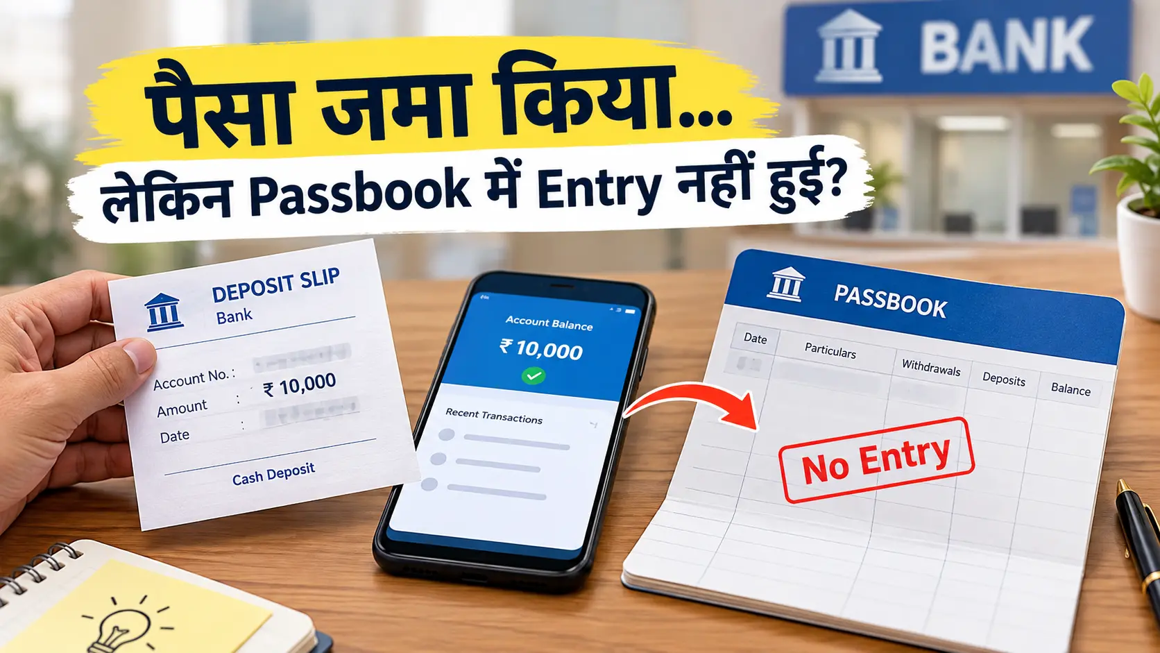 Paisa Jama karne ke baad bhi account me paisa jama nhi huaa